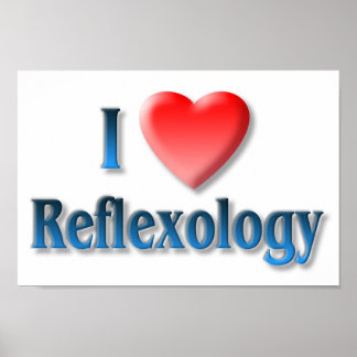 I Love Reflexology Poster