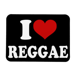 I Love Reggae Magnet