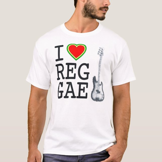 I Love Reggae T-Shirt (Front)