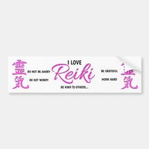 I Love Reiki - Car Bumper Sticker