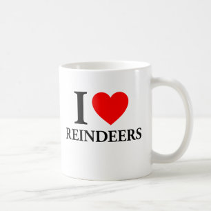I Love Reindeers Coffee Mug