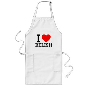 I Love Relish Long Apron