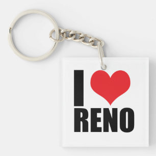 I love Reno Key Ring