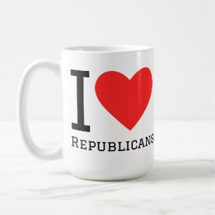 I love republicans coffee mug