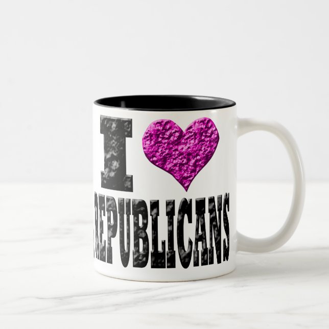 I Love Republicans Mug (Right)