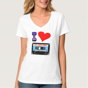 I LOVE RETRO CASSETTE MIX TAPES T-Shirt