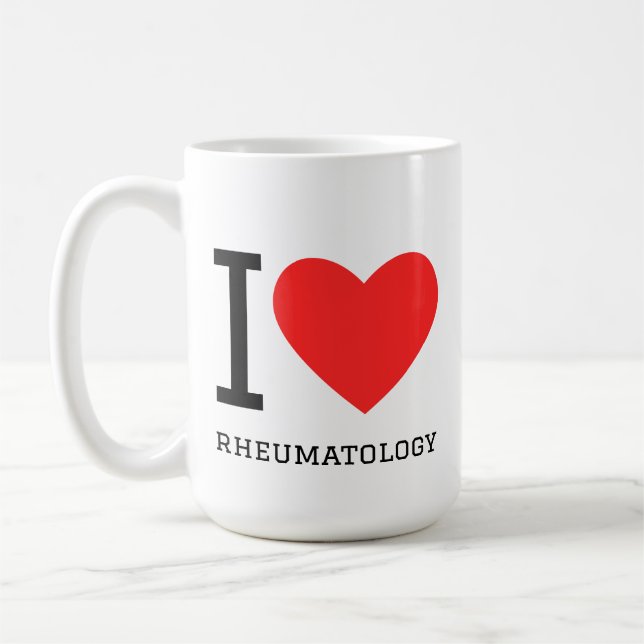 I love rheumatology coffee mug (Left)