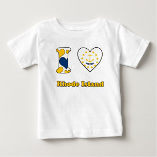 I love Rhode Island Baby T-Shirt