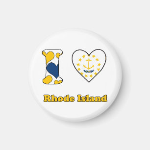 I love Rhode Island Magnet