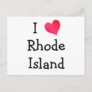 I Love Rhode Island Postcard