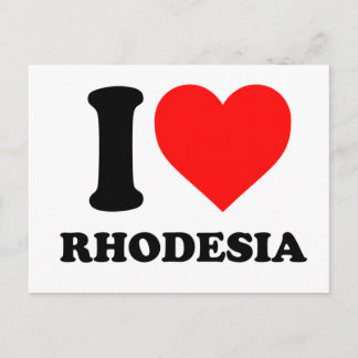 I love Rhodesia Postcard
