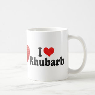 I Love Rhubarb Coffee Mug