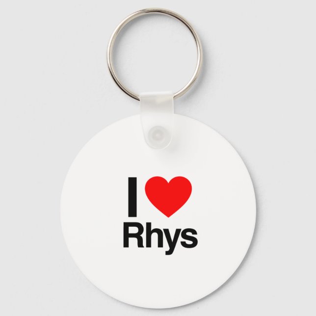 i love rhys key ring (Front)