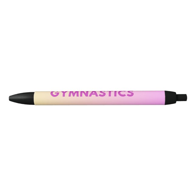 I love rhythmic gymnastics! black ink pen (Front)
