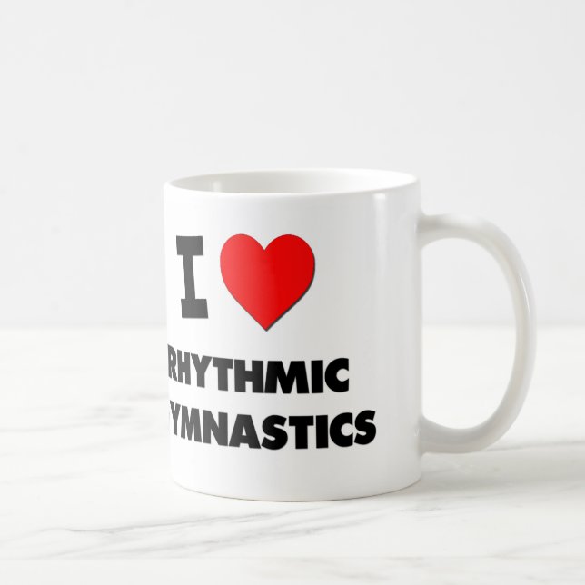 I Love Rhythmic Gymnastics Coffee Mug (Right)