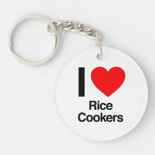 i love rice cookers key ring