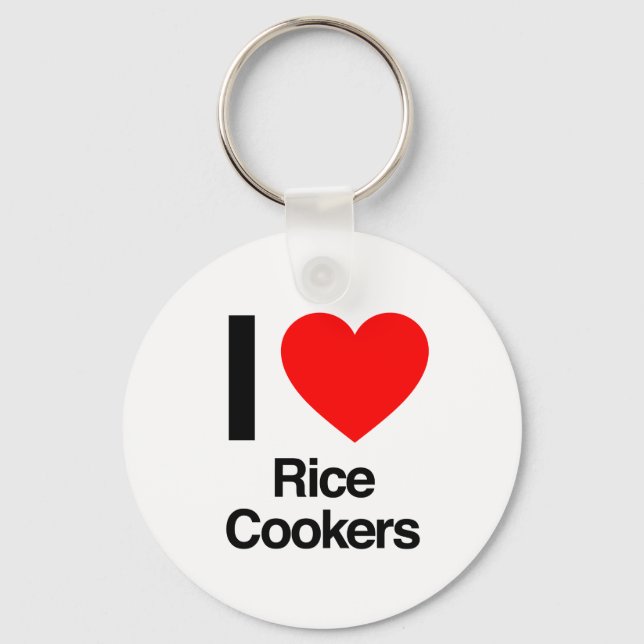 i love rice cookers key ring (Front)