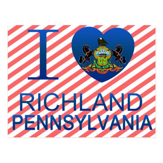 I Love Richland, PA Postcard