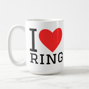 I love ring coffee mug