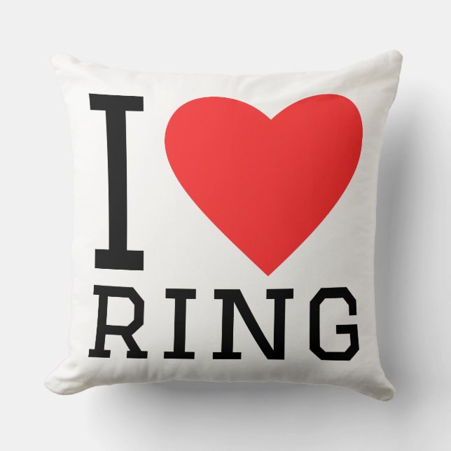 I love ring  cushion (Front)