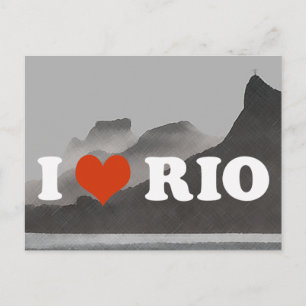 I love Rio de Janeiro ~ Brasil Postcard