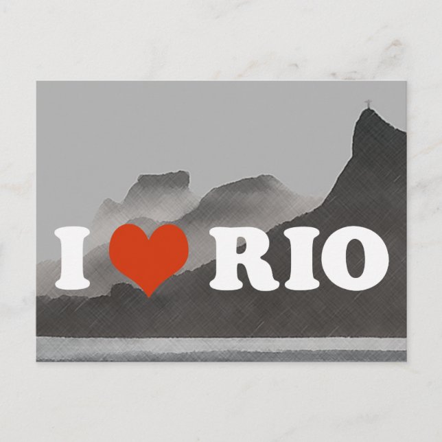 I love Rio de Janeiro ~ Brasil Postcard (Front)