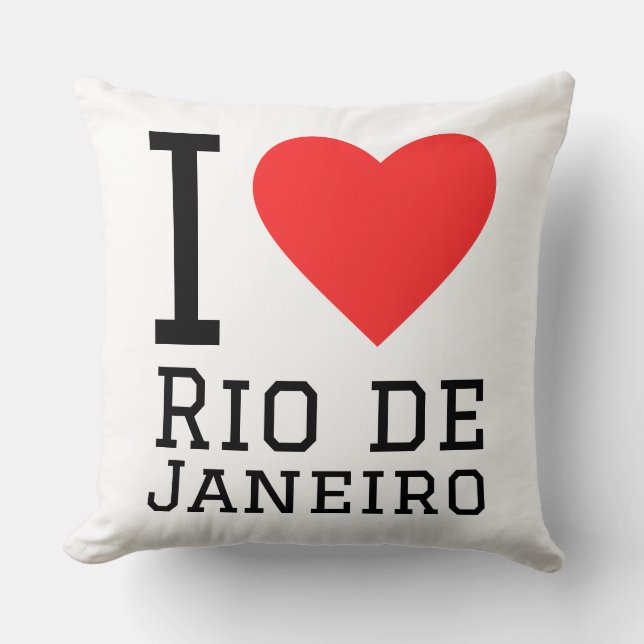 I love Rio de Janeiro  Cushion (Front)