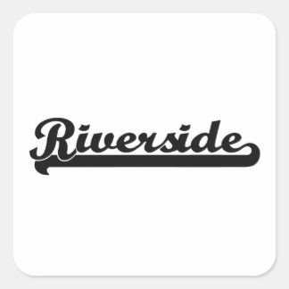 I love Riverside California Classic Design Square Sticker
