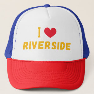 i love Riverside,California Trucker Hat