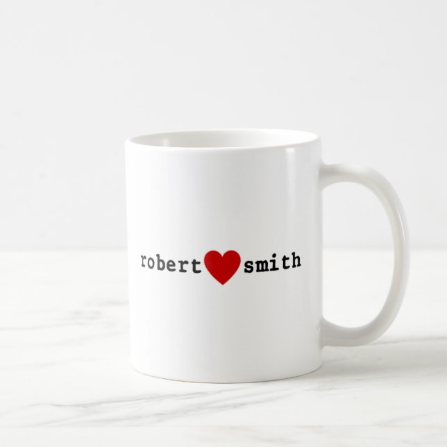 I Love Robert Smith Coffee Mug (Right)