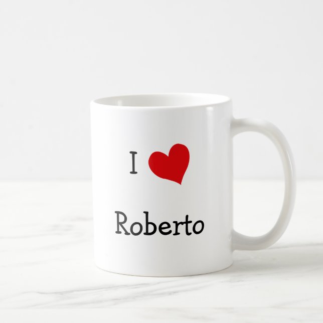 I Love Roberto Coffee Mug (Right)