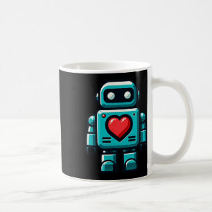 I Love Robots Happy Valentine Apparel Coffee Mug