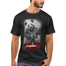 I Love Rock and Roll and Pandas on a Black
