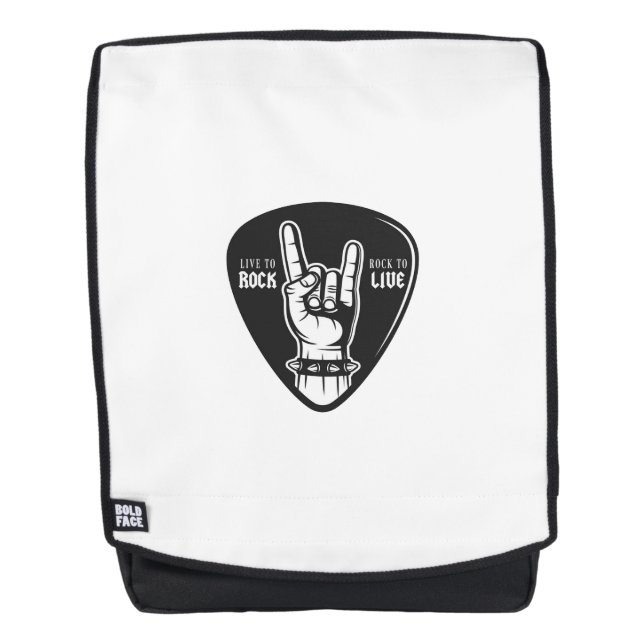 I love rock backpack (Front)