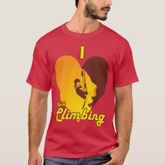 i Love Rock Climbing girl T-Shirt