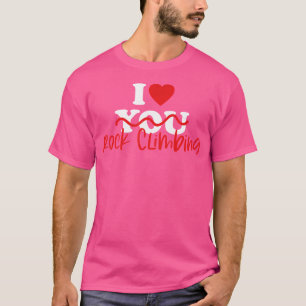 I Love Rock Climbing T-Shirt