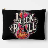 I Love Rock N Roll Electric Guitar Painting