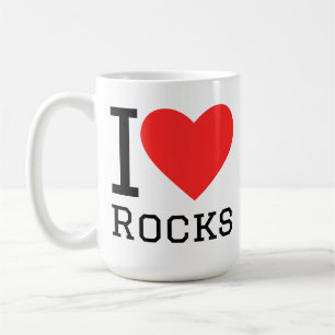 I love rocks coffee mug