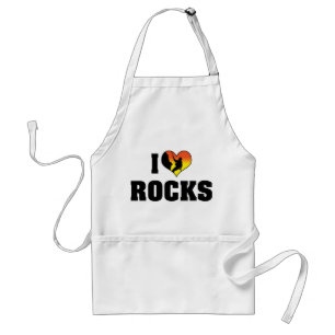 I Love Rocks - Rock Climbing Standard Apron