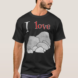 I love rocks shirt for rock painting womens gift t