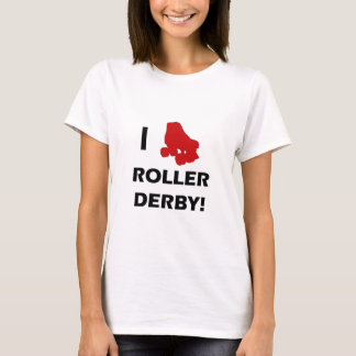 I Love Roller Derby T-Shirt