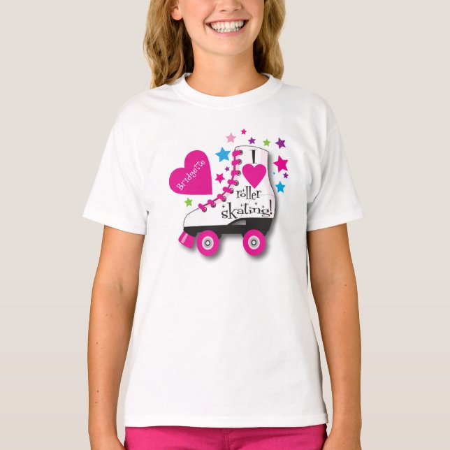 I Love Roller Skating T-Shirt (Front)