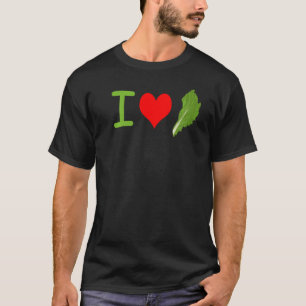 I Love Romaine Lettuce Vegan T-Shirt