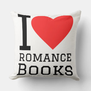 I love romance books cushion