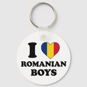 I love Romanian boys Key Ring
