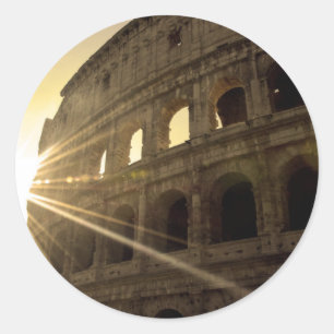 I love Rome - Colosseum Classic Round Sticker