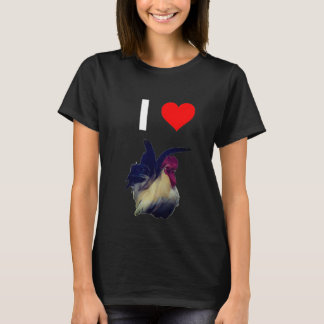 I LOVE ROOSTER T-shirt
