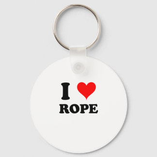 I Love Rope Key Ring