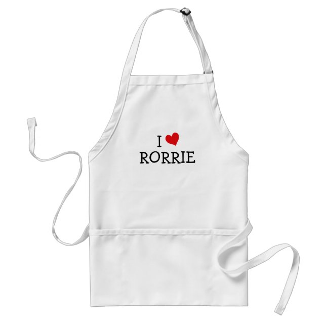 I Love Rorrie Standard Apron (Front)