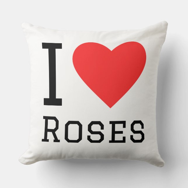 I love roses cushion (Front)